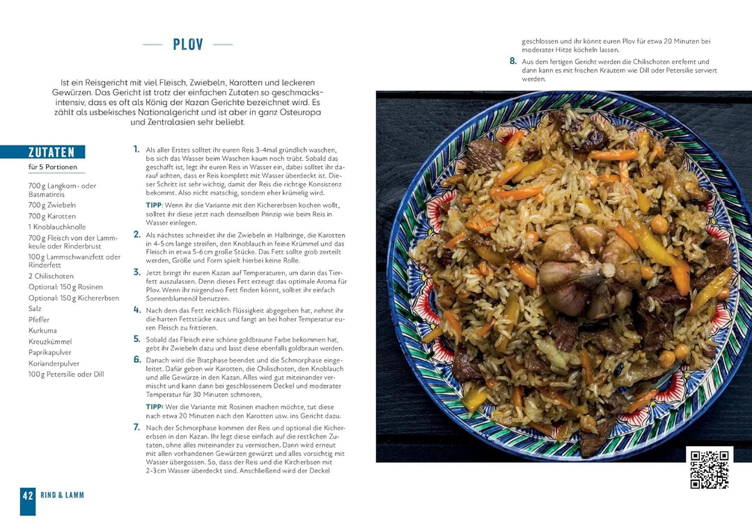 Kochen im Kazan – Handsigniertes Kochbuch mit Rezepten & Videos