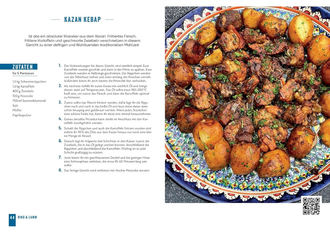 Kochen im Kazan – Handsigniertes Kochbuch mit Rezepten & Videos