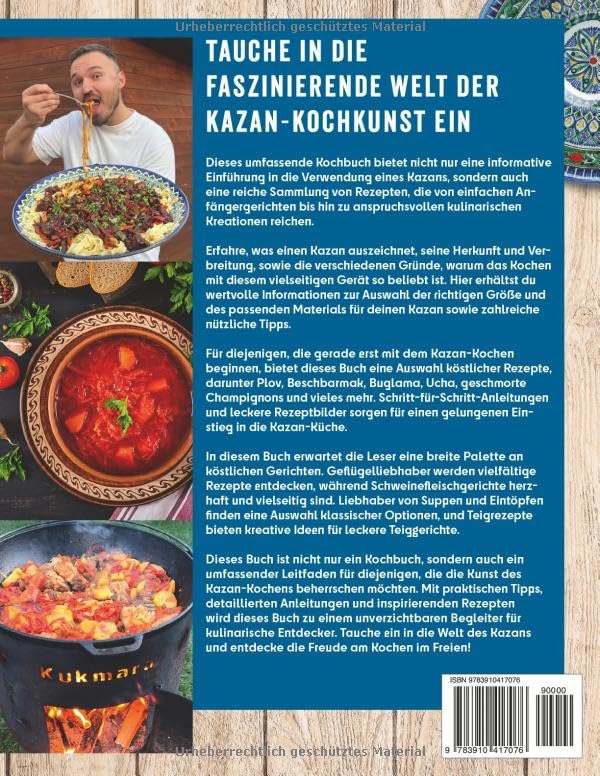 Kochen im Kazan – Handsigniertes Kochbuch mit Rezepten & Videos