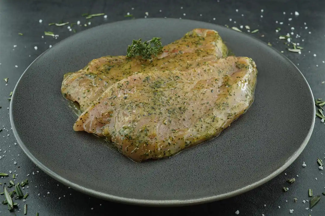 Putenbruststeaks Kräuterbutter 2er
