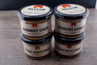 Hausmacher Wurst-Sortiment im Glas – 4 Sorten genießen