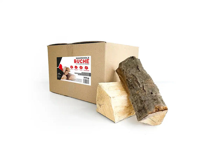 Rhinorock Weißbuche Kaminholz/Smoker Holz im Karton - 20 kg