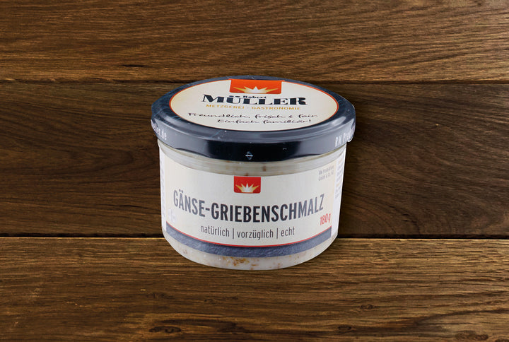 Gänsegriebenschmalz – traditionell mit Zwiebeln