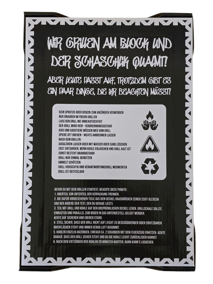 „mySchaschlik × Olexesh“ Einweggrill