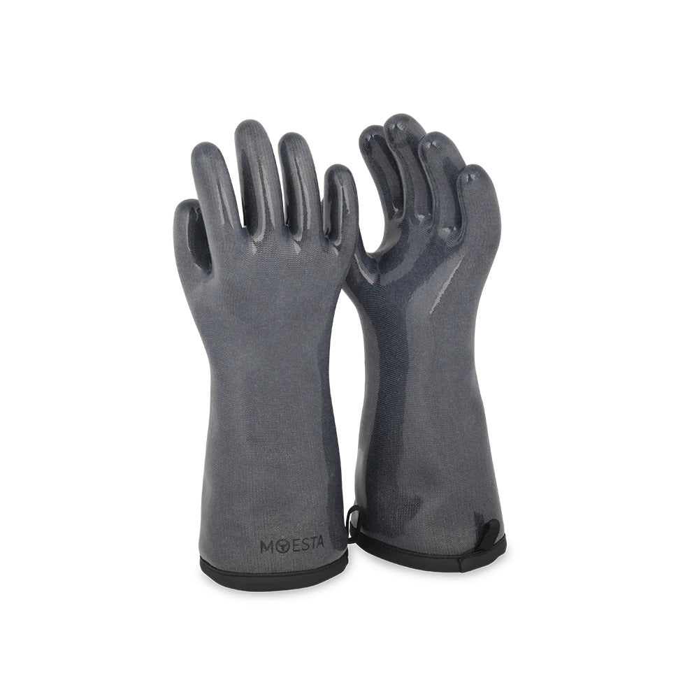 HEATPRO Hitzeschutzhandschuhe – anthrazit – Grip & Schutz für Schaschlik & Grill