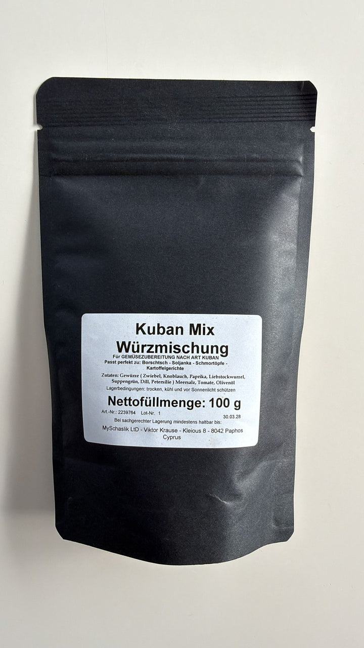 Kuban Mix Würzmischung 100 g | mySchaschlik